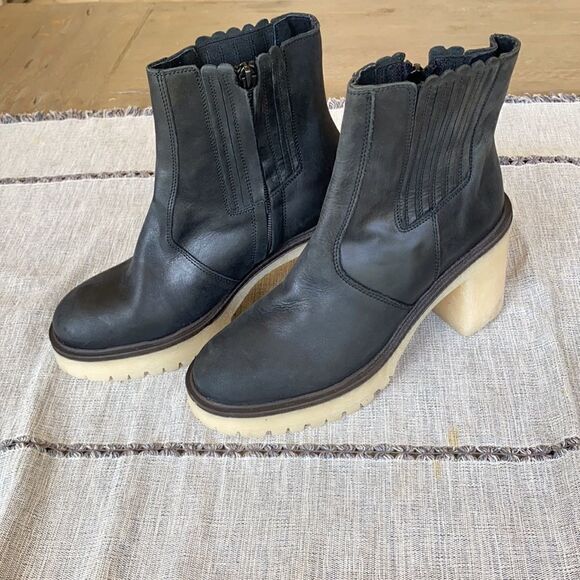 Free People James Black Chelsea Boot EU 39 US 8.5 - Picture 3 of 10